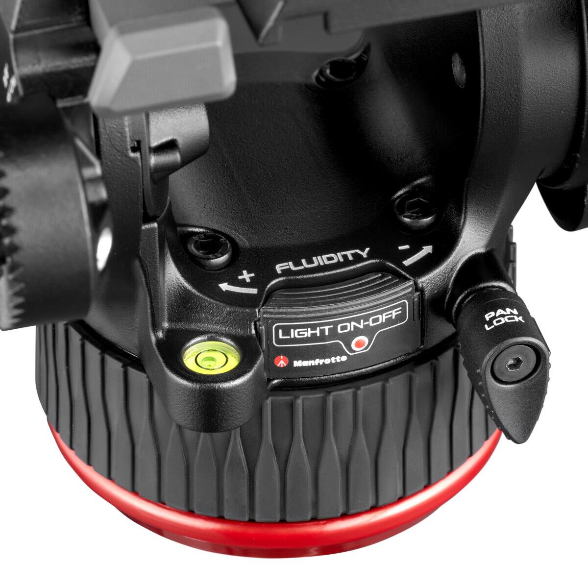+ FLUIDITY LIGHT ON-OFF Manfrotte  
PAN LOCK