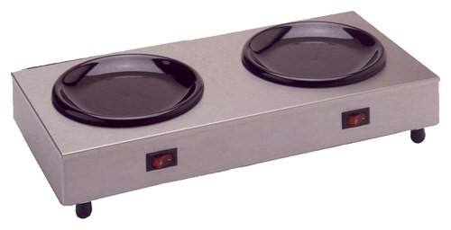 Front Standard. Bloomfield - Double Warmer Coffee Hotplate - Stainless-Steel.
