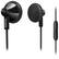 Front Standard. Philips - Earbud Headphones - Black.