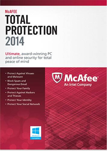 Front. McAfee - McAfee Total Protection 2014 (3-User).