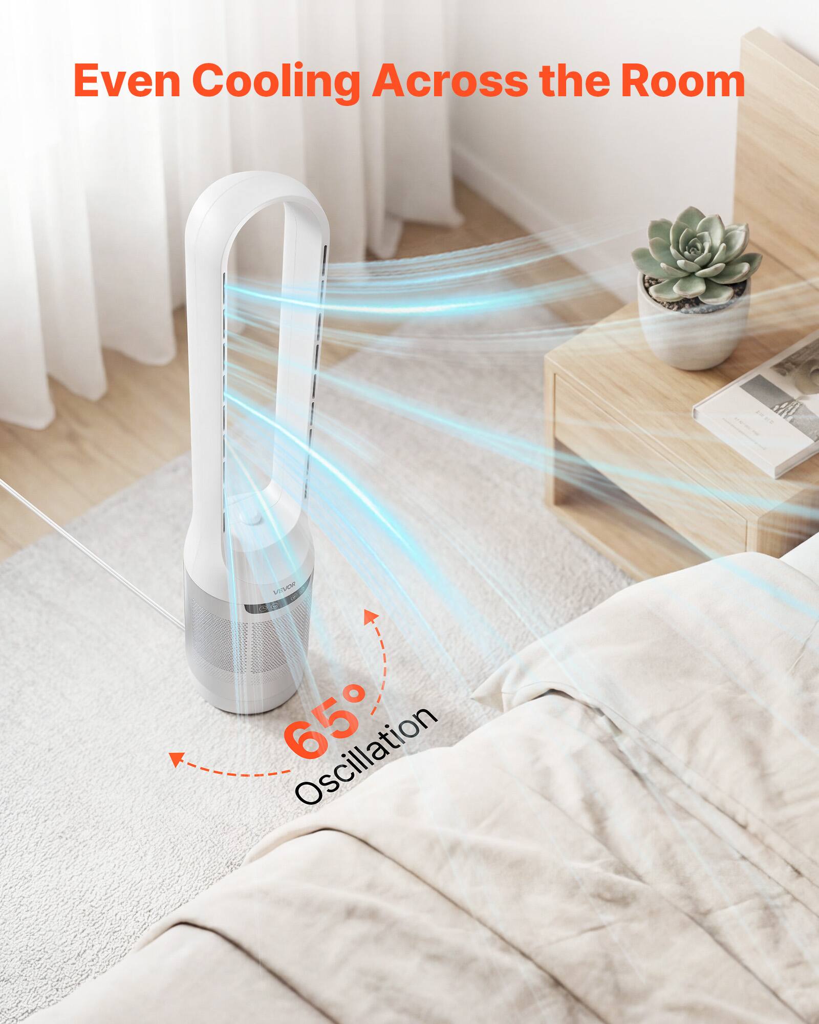 Even Cooling Across the Room  
VISeW D 65 Oscillation