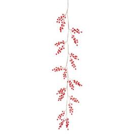Ganz - Berry Christmas Garland Stand 54 Inches Long - Red
