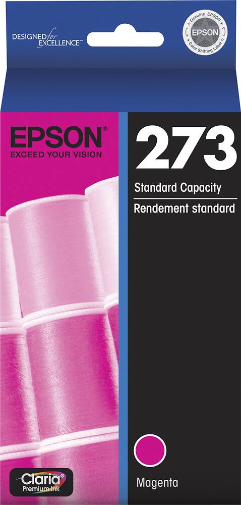 Front. Epson - 273 Ink Cartridge - Magenta.