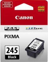 Canon - 245 Standard Capacity - Black Ink Cartridge - Black - Front_Zoom