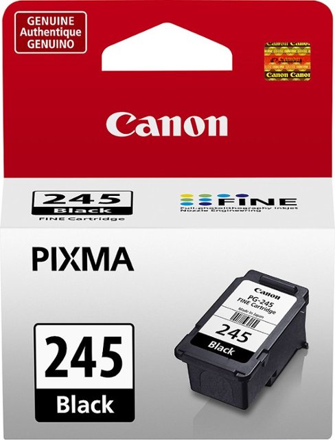Front Zoom. Canon - PG-245 Standard Capacity Ink Cartridge - Black.