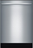 Bosch - 100 Series 24" Tall Tub Built-In Dishwasher with Stainless-Steel Tub - Stainless steel - Front_Zoom