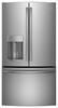 GE - 22.1 Cu. Ft. French Door Refrigerator with Thru-the-Door Ice and Water-Front_Standard