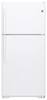 GE - 18.2 Cu. Ft. Frost-Free Top-Freezer Refrigerator - White-Front_Standard