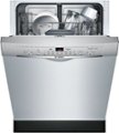 Alt View Zoom 2. Bosch - 100 Series 24" Front Control Tall Tub Built-In Dishwasher with Stainless-Steel Tub - Stainless steel.