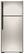 Front. GE - 17.5 Cu. Ft. Top-Freezer Refrigerator - Silver.