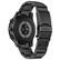 Back. Citizen - CZ Smart 45mm Unisex IP Stainless Steel Sport Smartwatch with IP Stainless Steel Bracelet - Black.