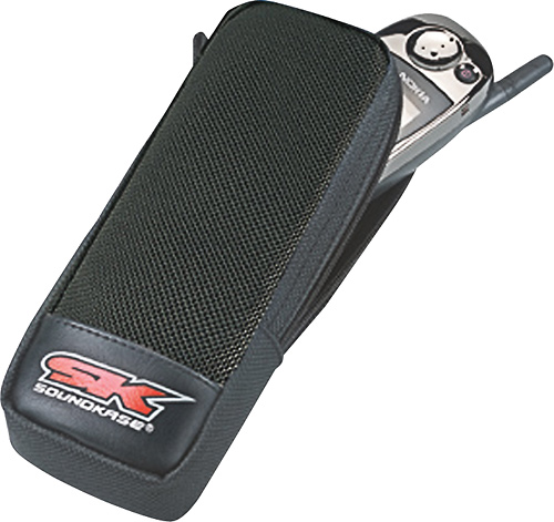 Angle View: Scosche - soundKASE Carrying Case (Pouch) for 2" Faceplate - Black