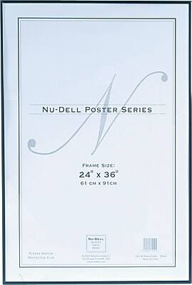Nu-Dell - 24" x 36" Metal Poster Frame - Black