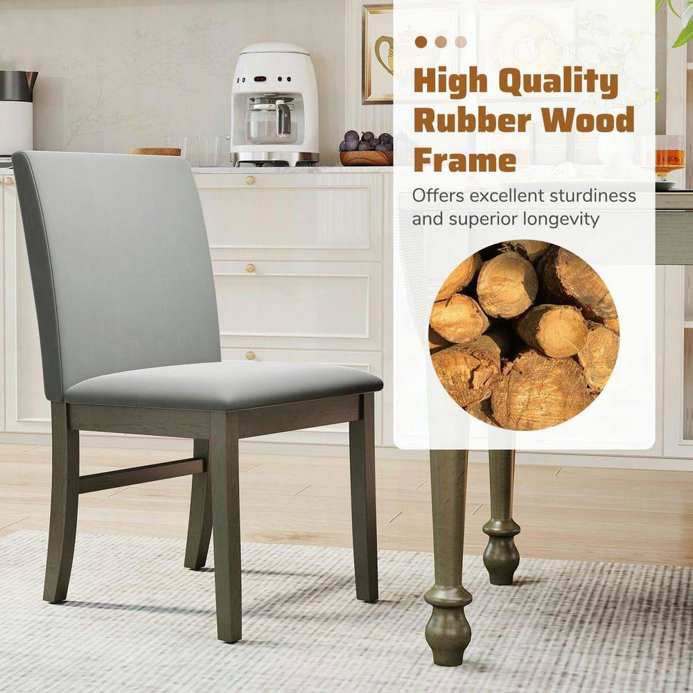 High Quality Rubber Wood Frame  
Offers excellent sturdiness and superior longevity