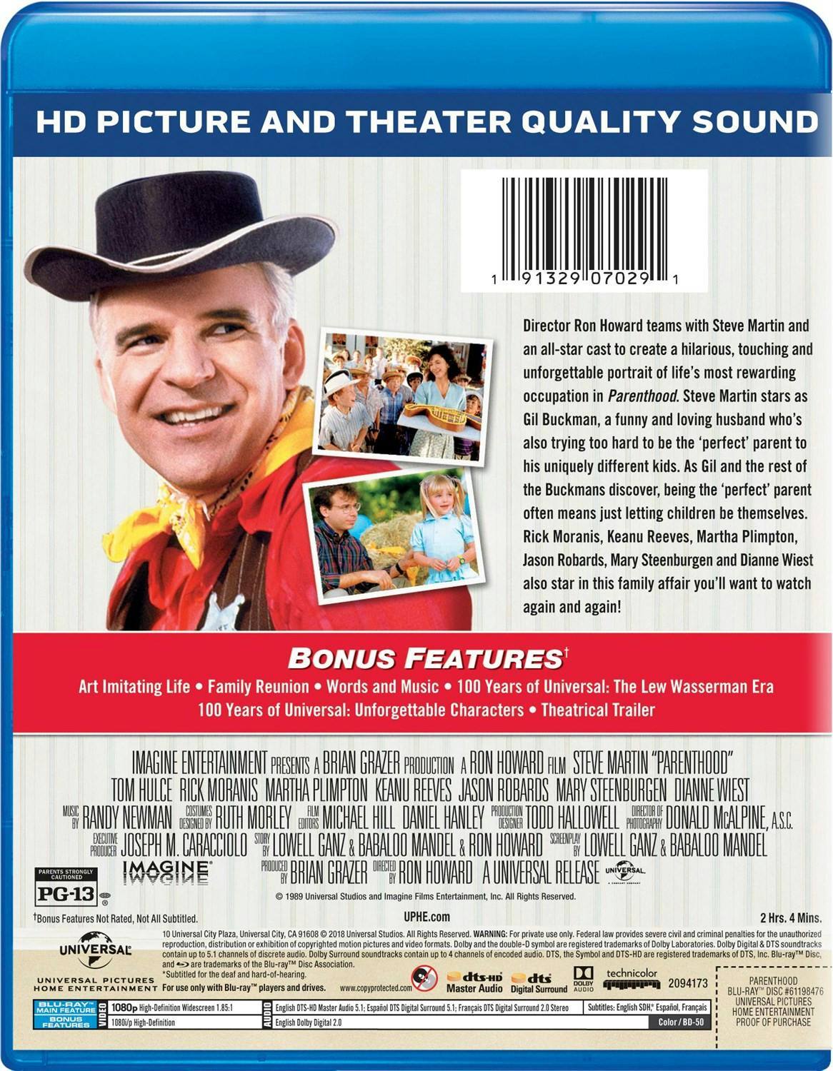 Back. Parenthood [Blu-ray].