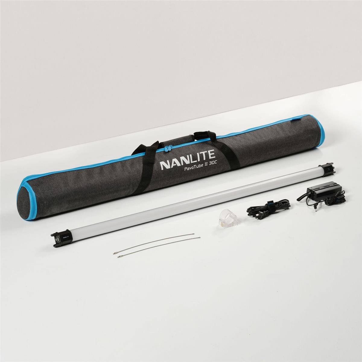 NANLITE PavoTube II 30C 4' 60W RGBWW LED Tube Light, Bundle with ...