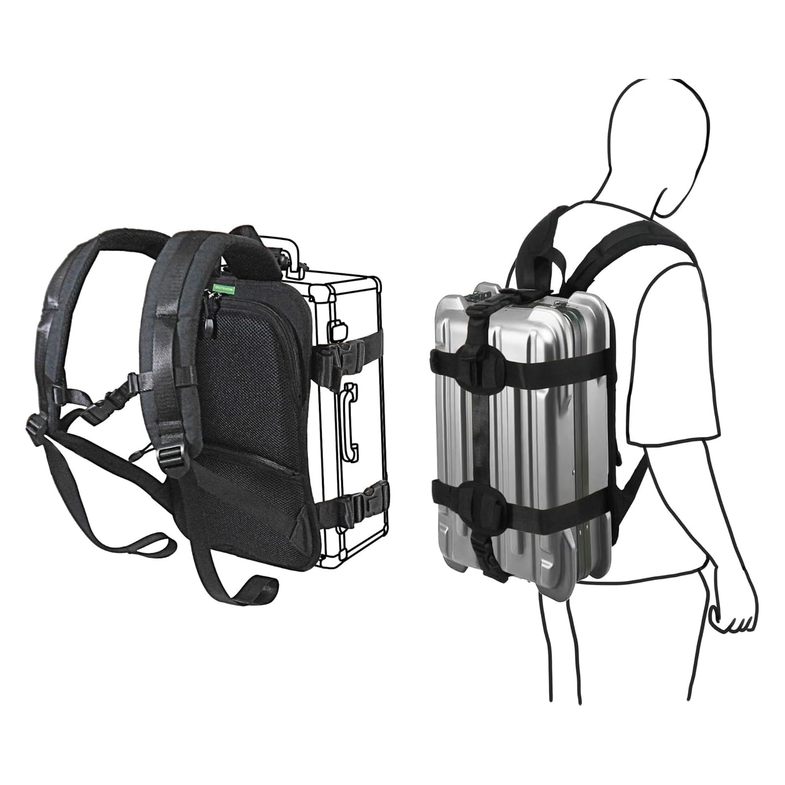 Live At Space Backpack Carrying System With Adjustable Strap Ideal For ...
