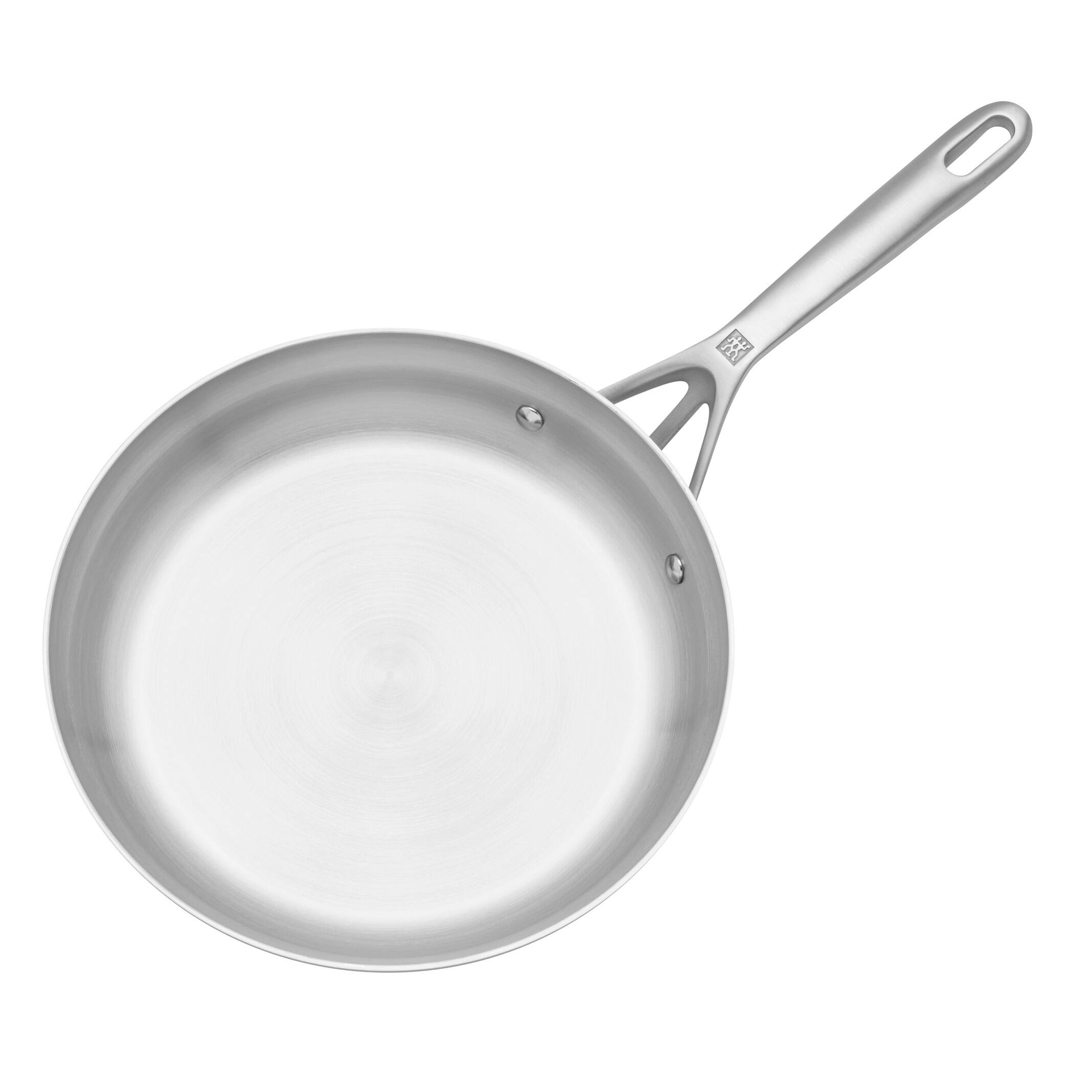 Alt View 1. ZWILLING - ZWILLING Motion Stainless Steel 10-inch Stainless Steel Fry Pan - Stainless Steel.