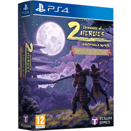 PS4 Chronicles of 2 HEROES Amaterasu's Wrath COLLECTOR'S EDITION cona-cloves Amaterasu's RES Chronicles wrath I 12 TESURA www.pegi.info TESURA GAMES - T (Teen 13+)
