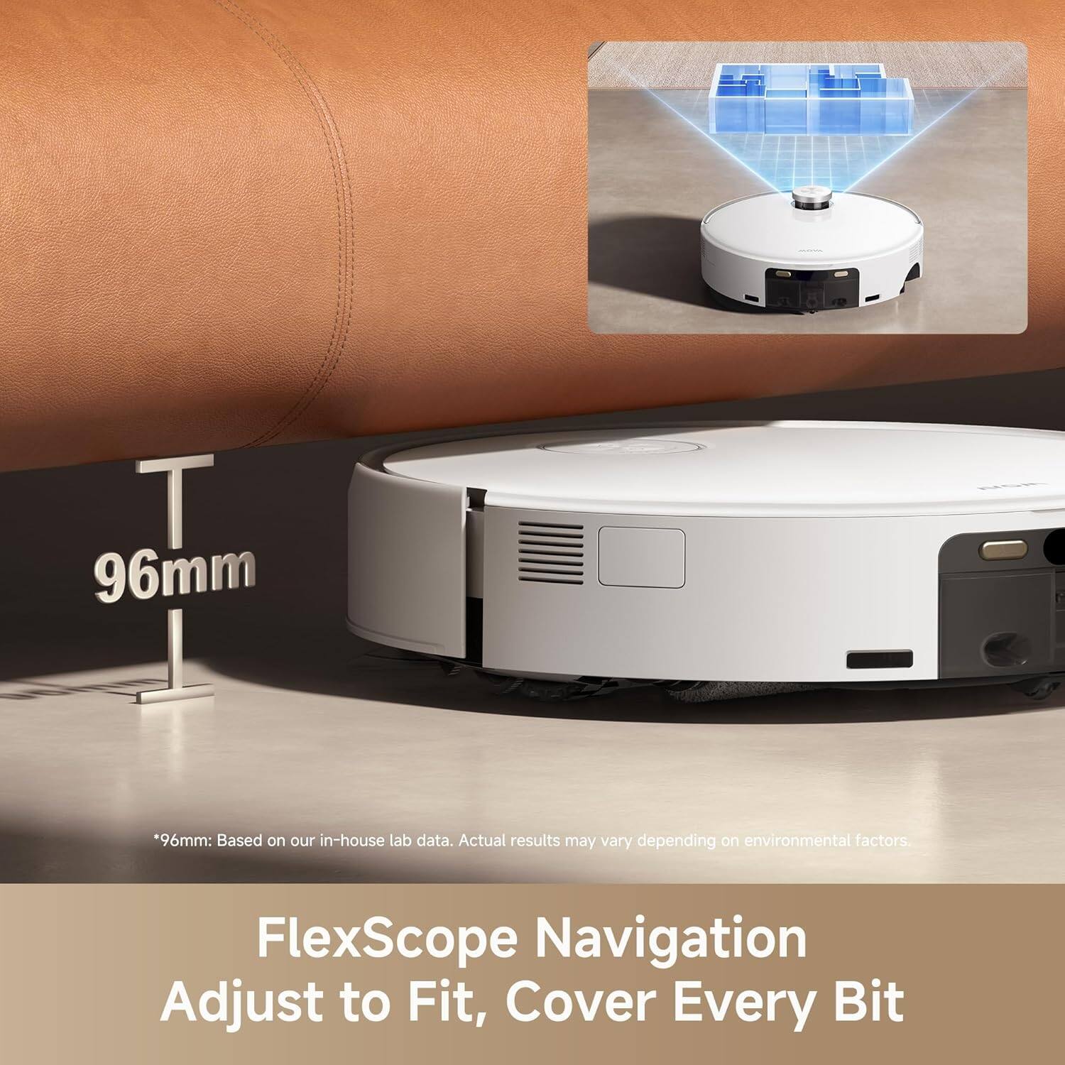 96mm *96mm: Based on our in-house lab data. Actual results may vary depending on environmental factors.

FlexScope Navigation
Adjust to Fit, Cover Every Bit