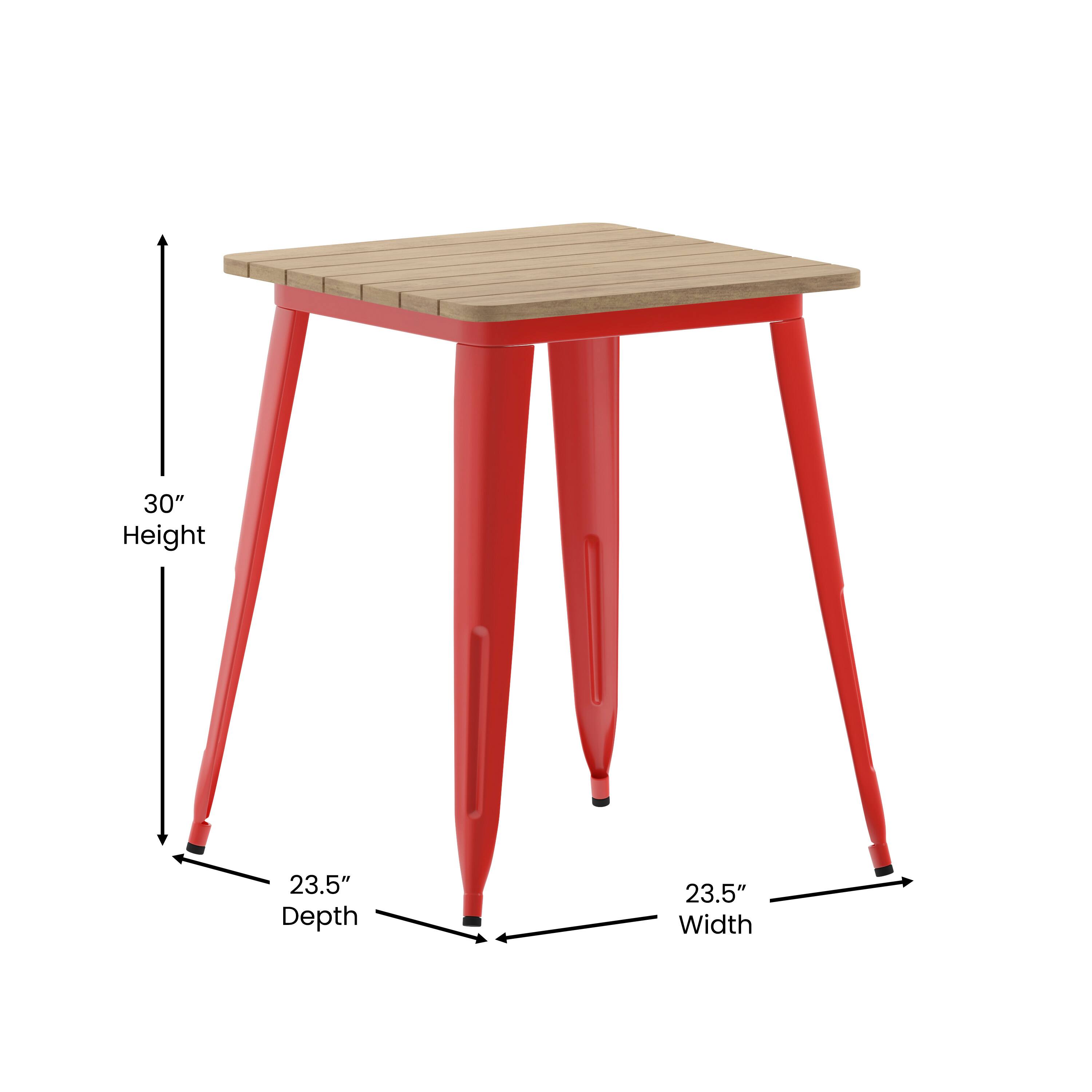 30" Height, 23.5" Depth, 23.5" Width