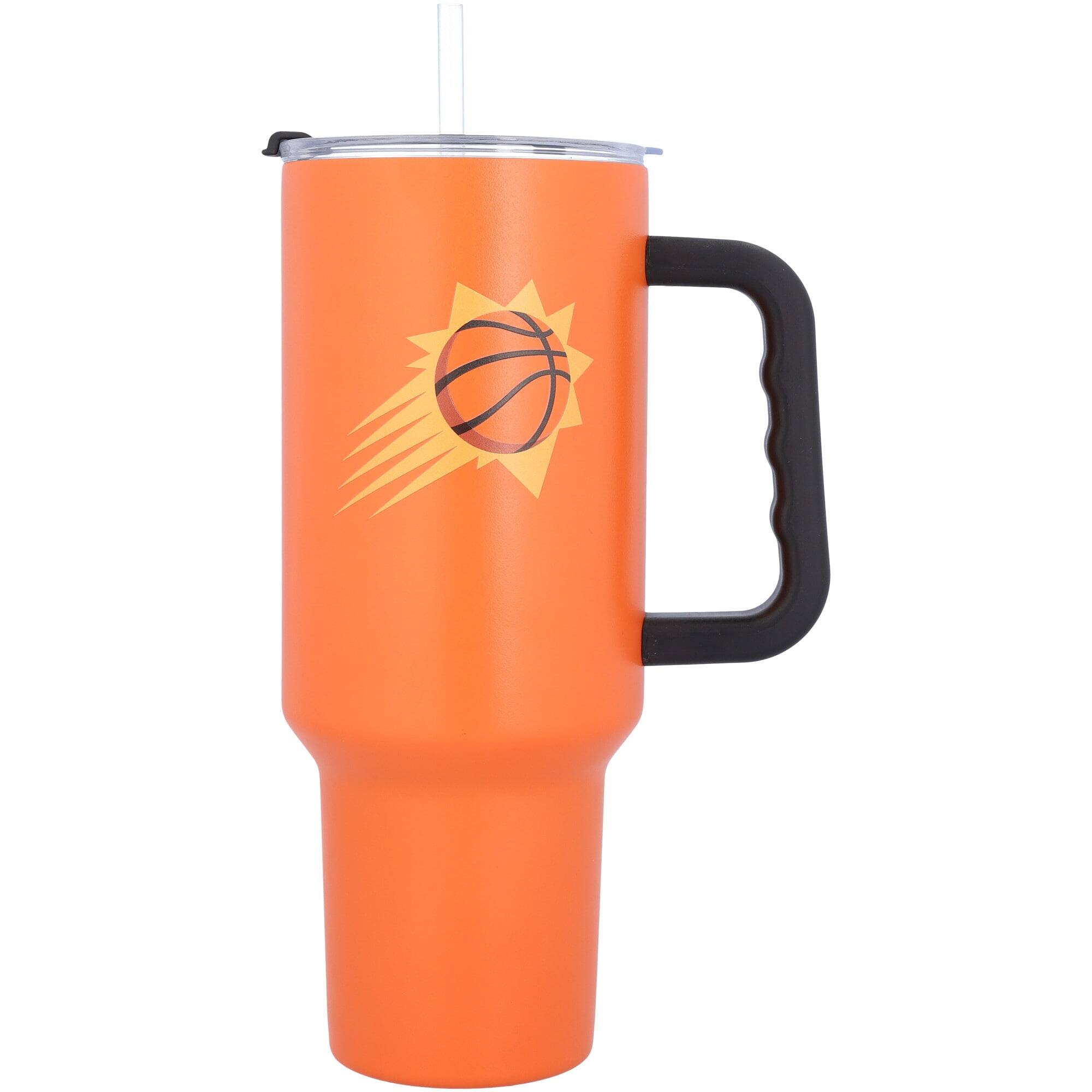 Logo Brands - Phoenix Suns 40oz. Travel Tumbler with Handle - Multicolor