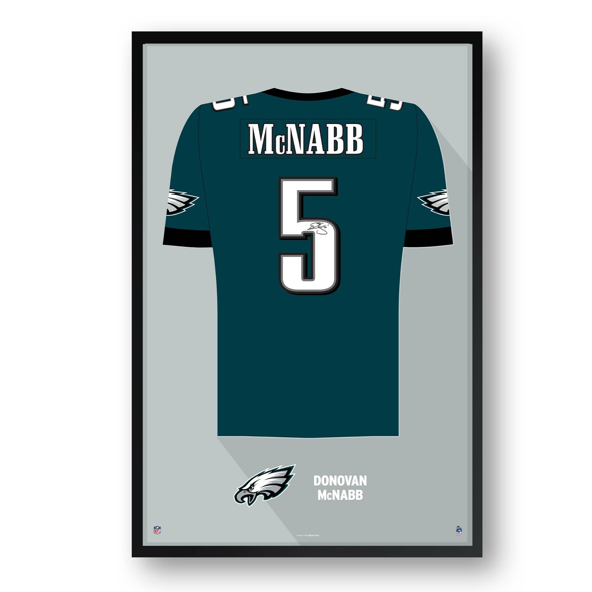Donovan McNabb Philadelphia Eagles Framed 14" x 20" Retired Jersey Art Print