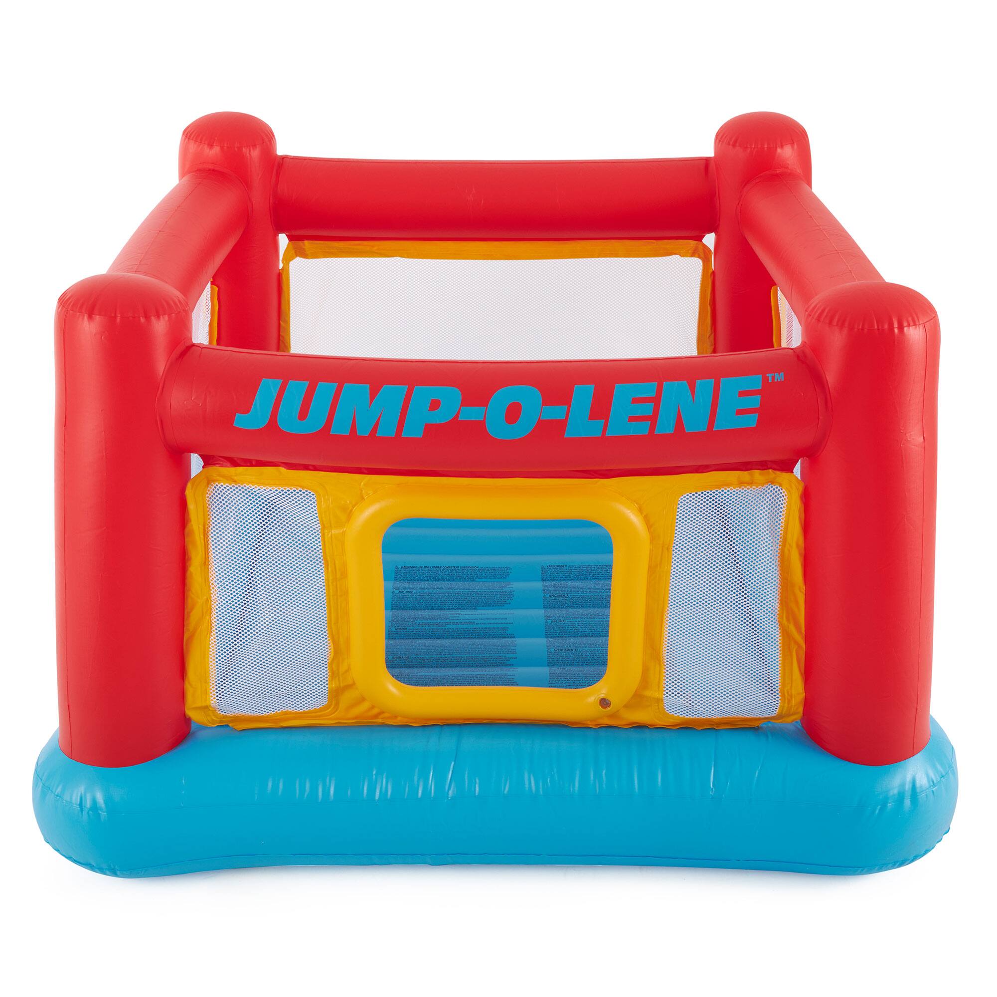 Alt View 3. Intex - Intex Inflatable Jump-O-Lene Bounce House w/Multi-Colored Fun Ballz, 100 Pack - Multi-Color.