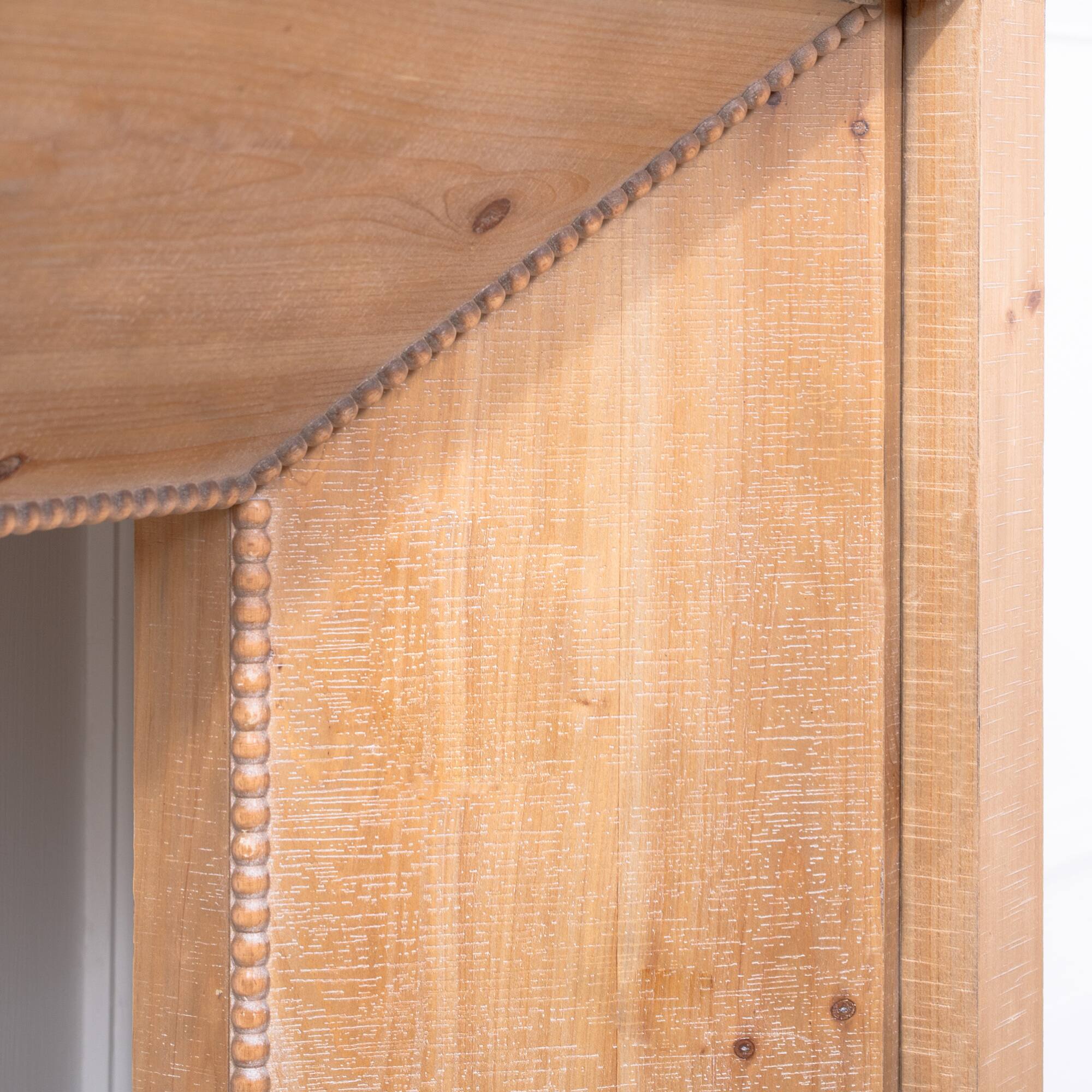 Alt View 4. GOODSILO - Modern Rustic Entryway Console Table with Sleek Design and Durable Engineered Wood Construction - Antique Natural.