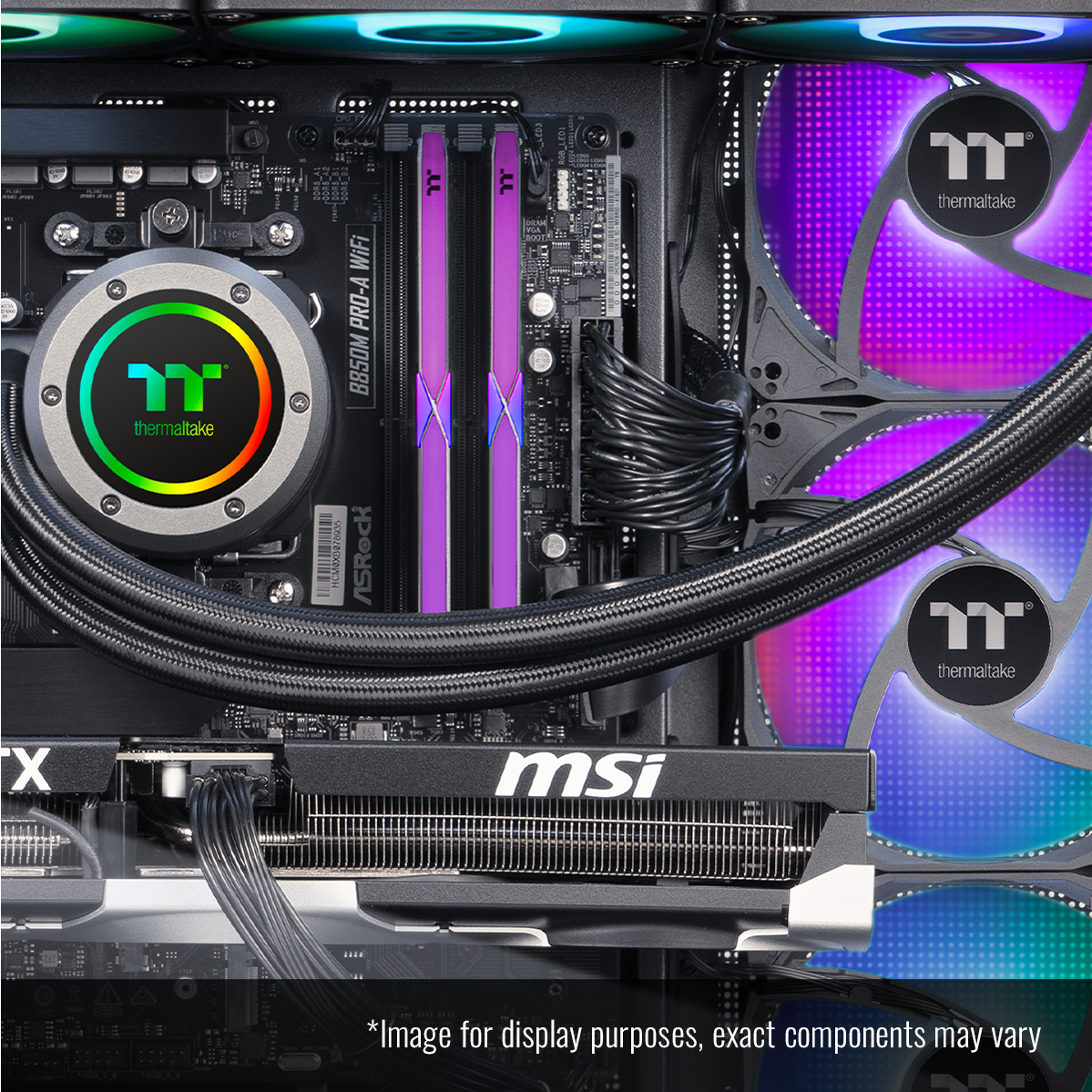 Thermaltake LCGS View 9880 380 Gaming Desktop AMD Ryzen 7 9800X3D