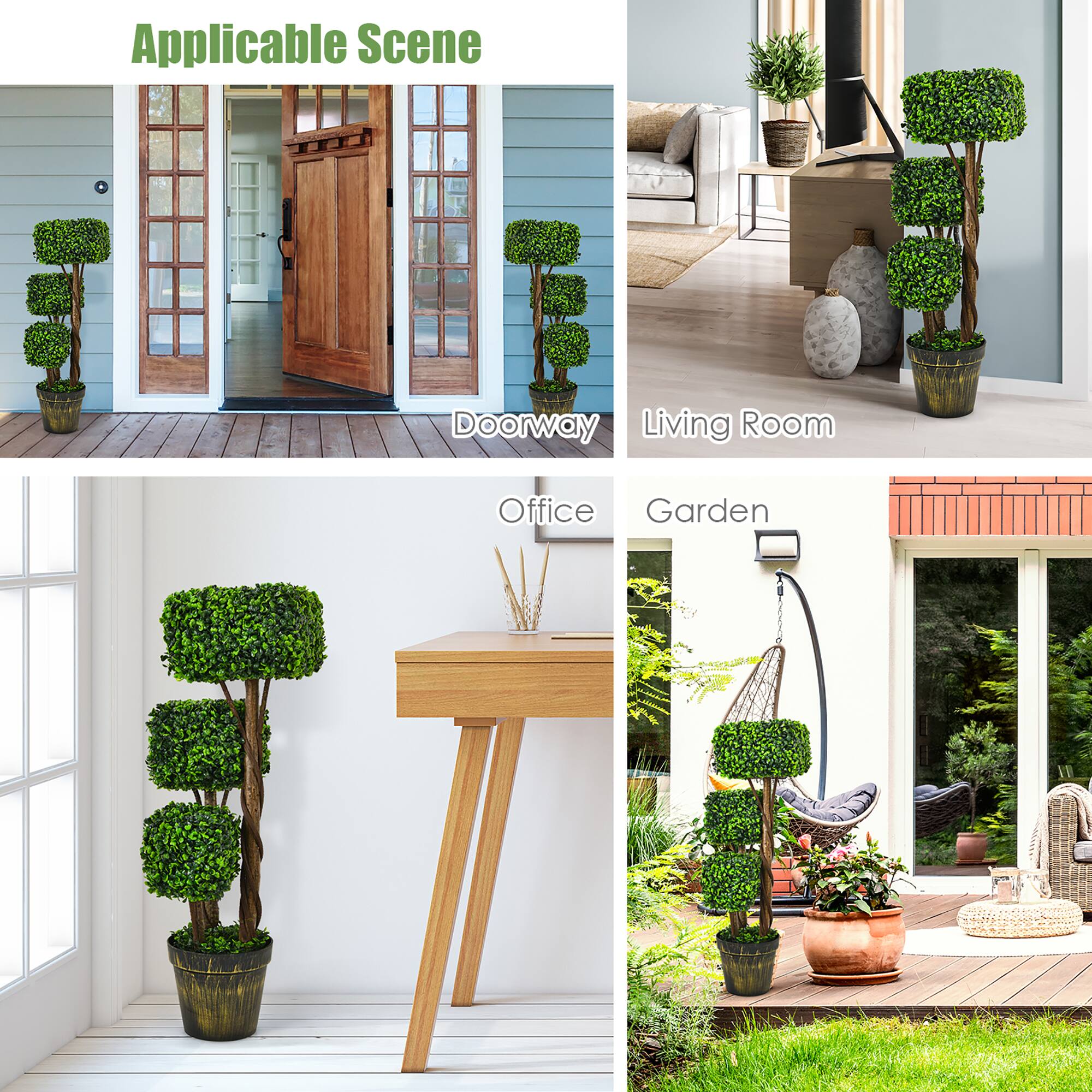 Applicable Scene: Doorway, Living Room, Office, Garden