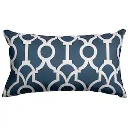 Majestic Home - Pillow 12x20 Athens Navy - Blue