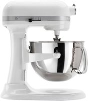 KitchenAid - KP26M1XWH Professional 600 Series Stand Mixer - White - Front_Zoom