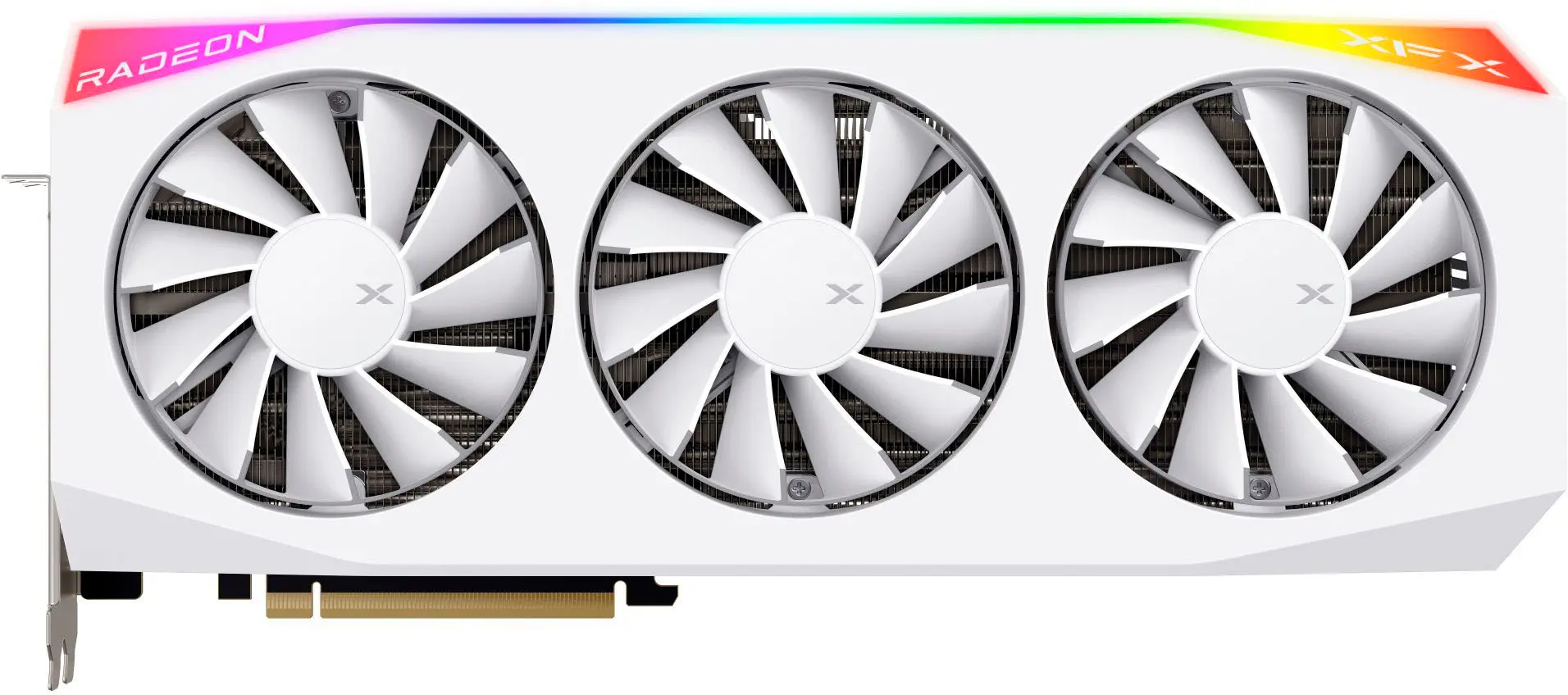 XFX - Mercury AMD Radeon RX 9070XT OC Magnetic Air Edition 16GB GDDR6 PCI Express 5.0 Gaming Graphics Card with RGB - White