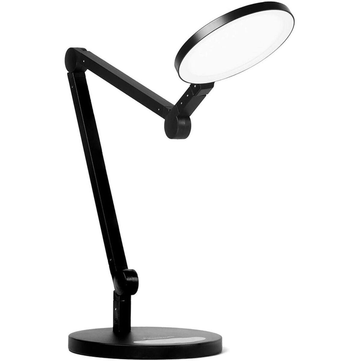 Front. Lume Cube - Lume Cube Edge Light 2.0 Bi-Color LED Desk Lamp with Electronic Base, Black.