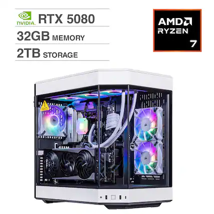 NVIDIA RTX 5080
32GB MEMORY
2TB STORAGE
AMD RYZEN 7