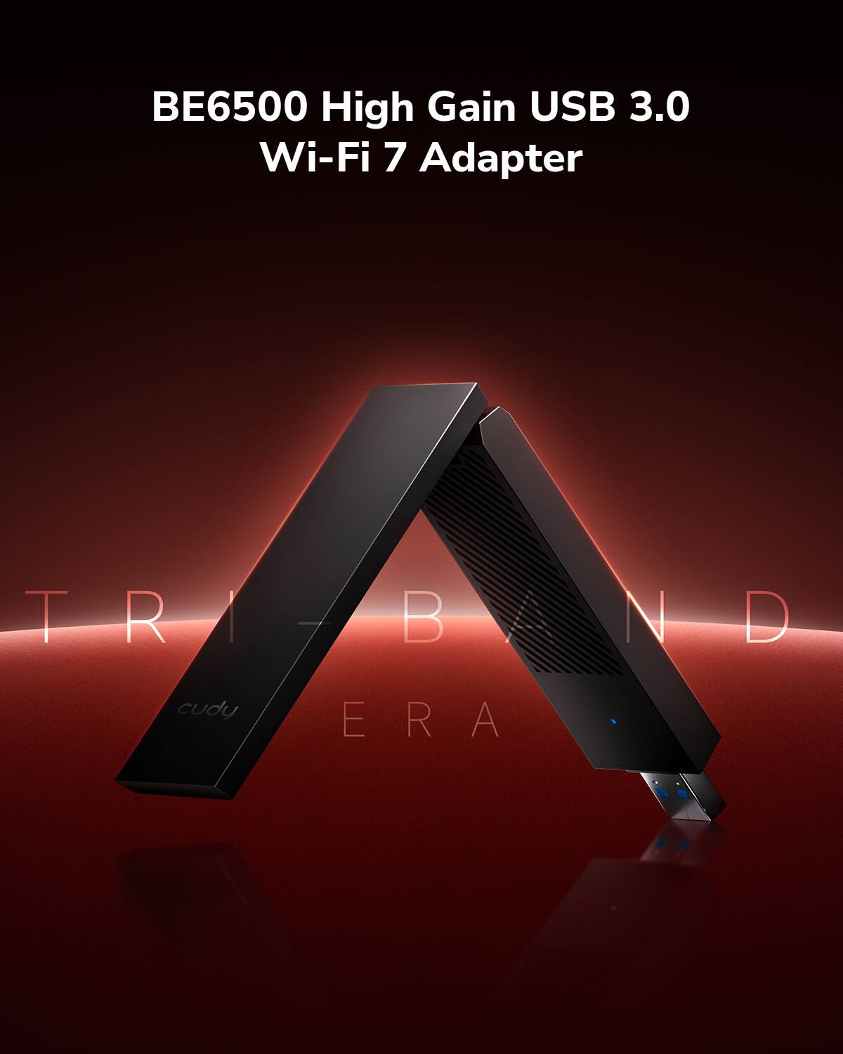 BE6500 High Gain USB 3.0 Wi-Fi 7 Adapter TRI-BAND cudy ERA