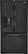 Front Standard. LG - 30.7 Cu. Ft. French Door Refrigerator with Thru-the-Door Ice and Water - Smooth Black.