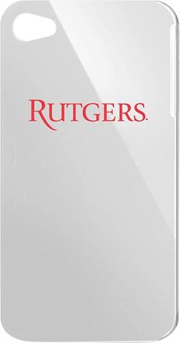 Front Standard. Tribeca - Rutgers Hard Shell Case for Apple® iPhone® 4 - White.