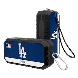 Keyscaper - Los Angeles Dodgers End Zone Water Resistant Bluetooth Speaker - Multicolor