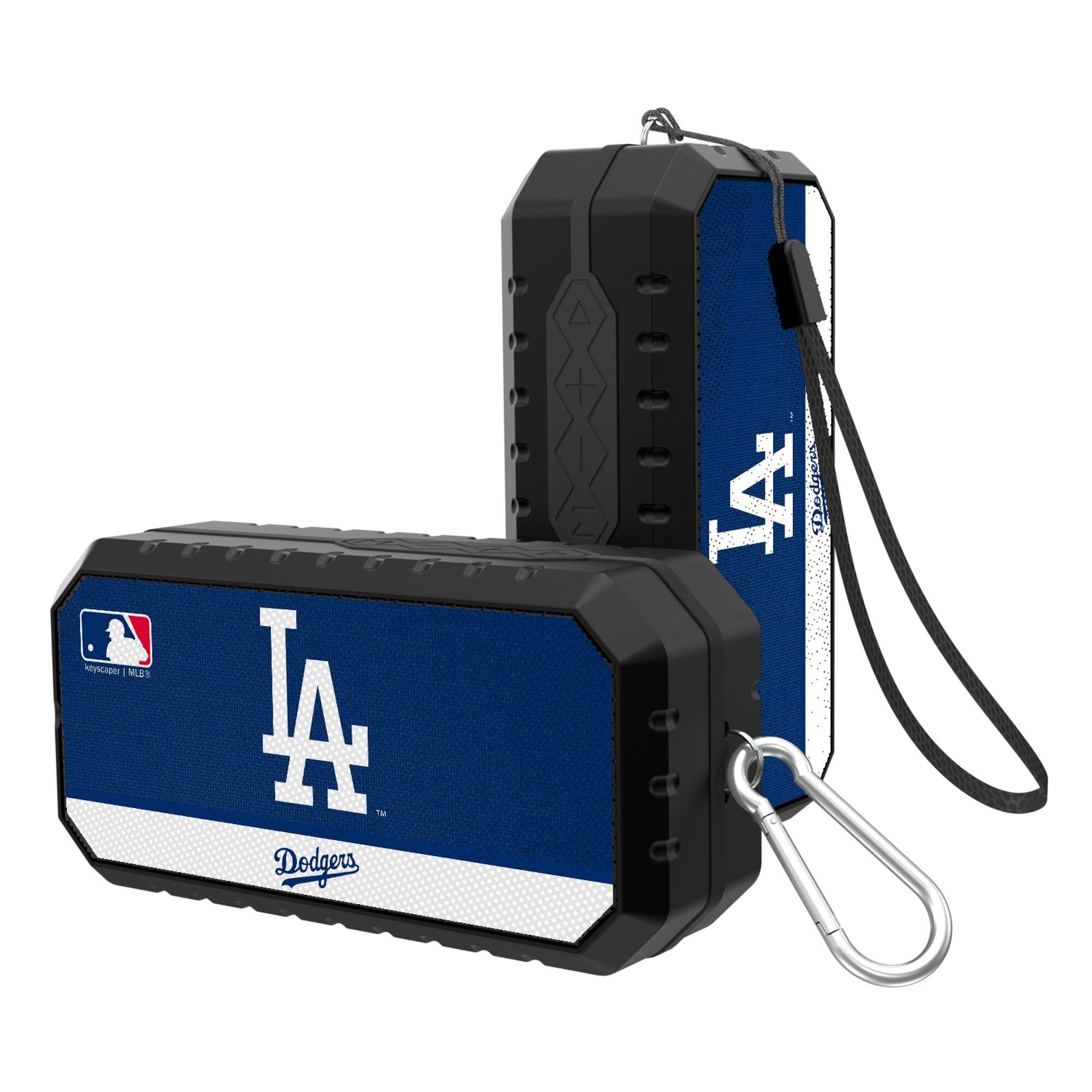Keyscaper - Los Angeles Dodgers End Zone Water Resistant Bluetooth Speaker - Multicolor