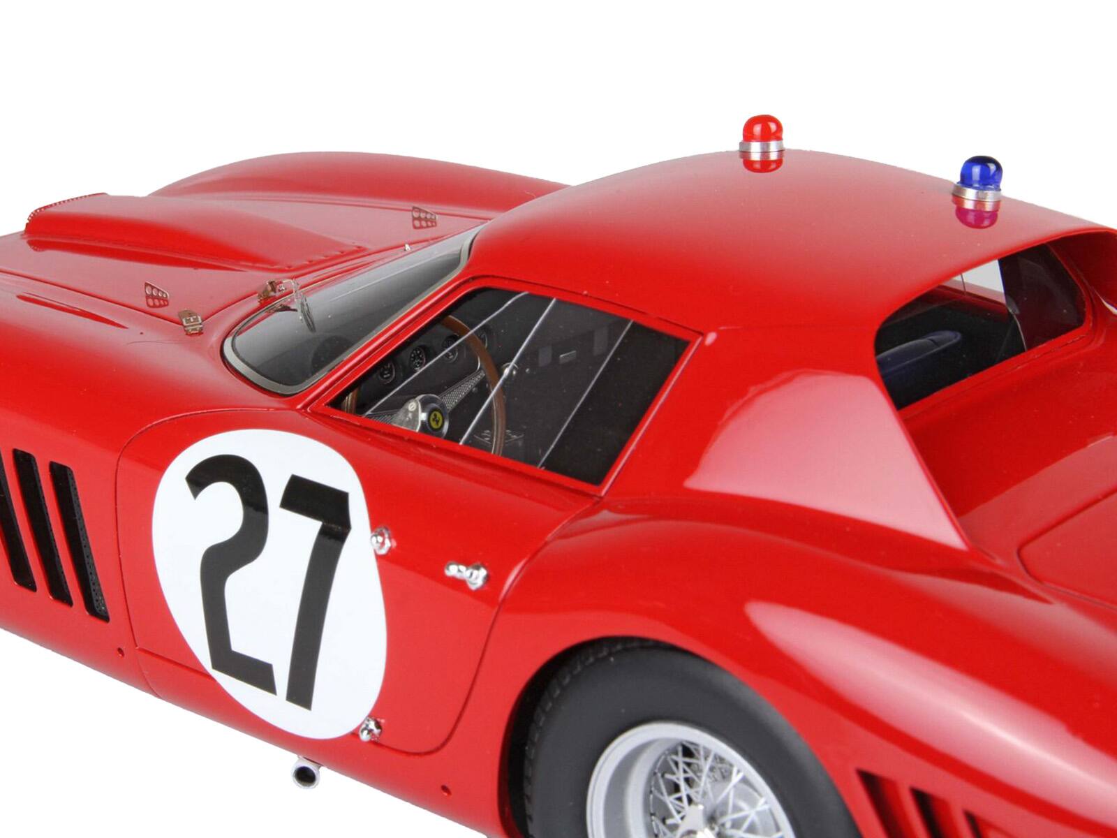 Alt View 3. BBR - Ferrari 250 GTO #27 "24 Hours of Le Mans" (1964) with DISPLAY CASE Limited Edition to 200 pieces 1/18 Model Car by BBR.