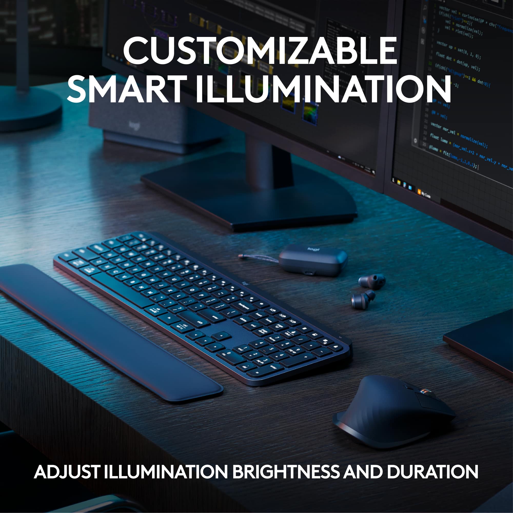 CUSTOMIZABLE SMART ILLUMINATION: Adjust Illumination Brightness and Duration