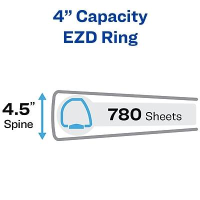 4" Capacity EZD Ring  
4.5" Spine  
780 Sheets