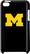 Front Standard. Tribeca - Michigan Varsity Jacket Case for 4th-Generation Apple® iPod® touch - Black.