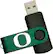 Front Standard. Tribeca - Swivel Oregon 8GB USB 2.0 Flash Drive.