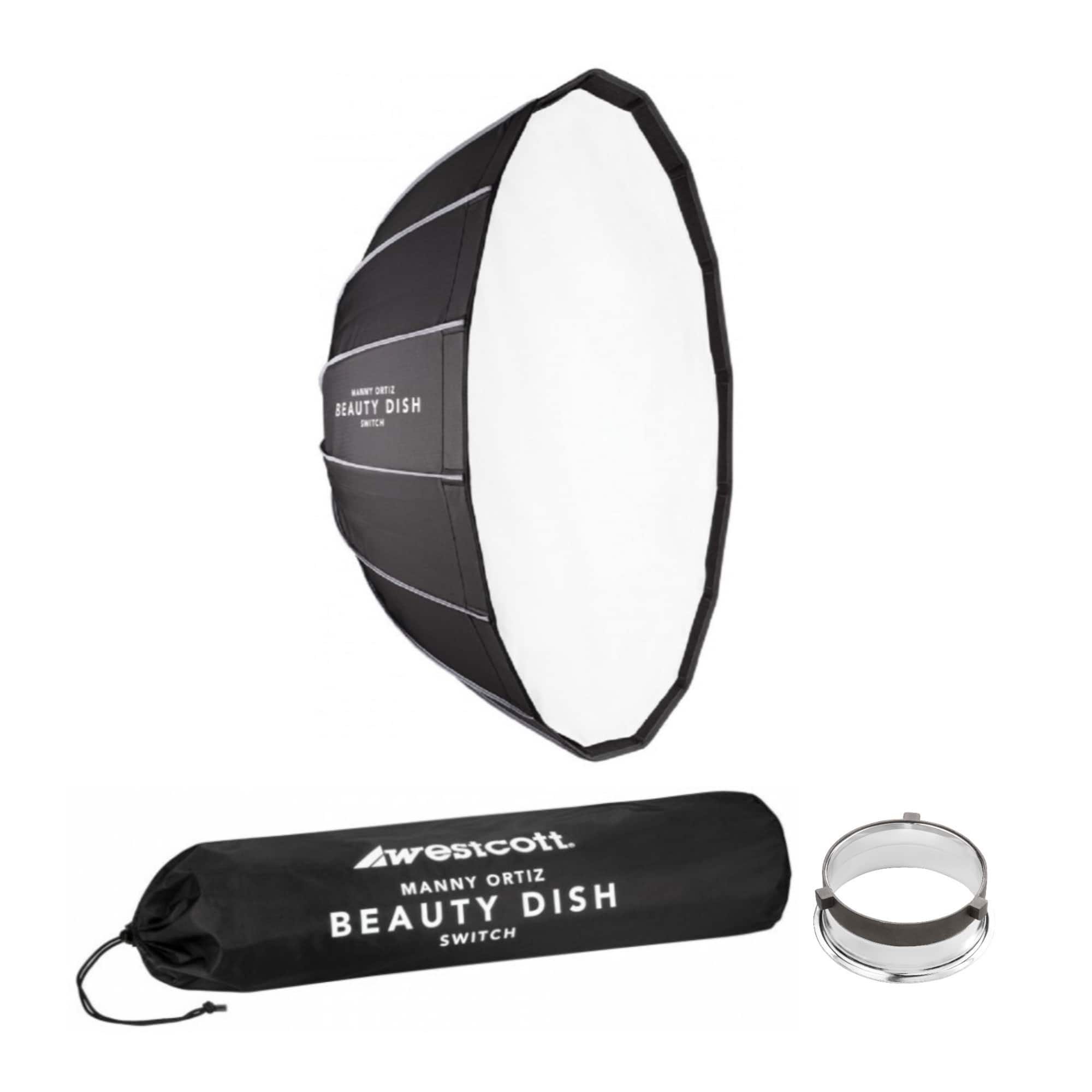 Beauty Dish Switch (36-Inch, White Interior) and Westcott Rapid Box / Beauty Dish Switch Insert (Bowens) price history on PriceWatchPro