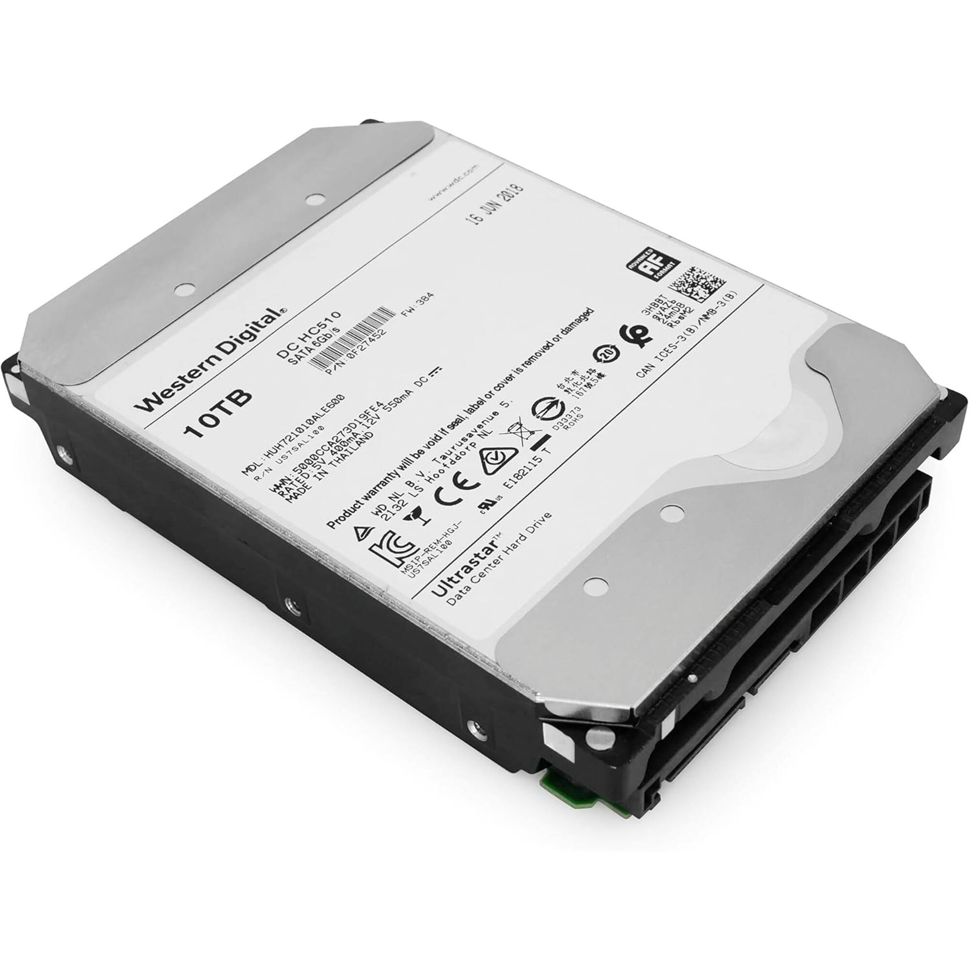 Sure, here is the corrected and grouped text from the image:

---

**Western Digital**

**10TB**

**Ultrastar Data Center**

**Model:** DC HC510

**Serial Number:** 0000000000000000000000000000000000000000000000000000000000000000000000000000000000000000000000000000000000000000000000000000000000000000000000000000000000000000000000000000000000000000000000000000000000000000000