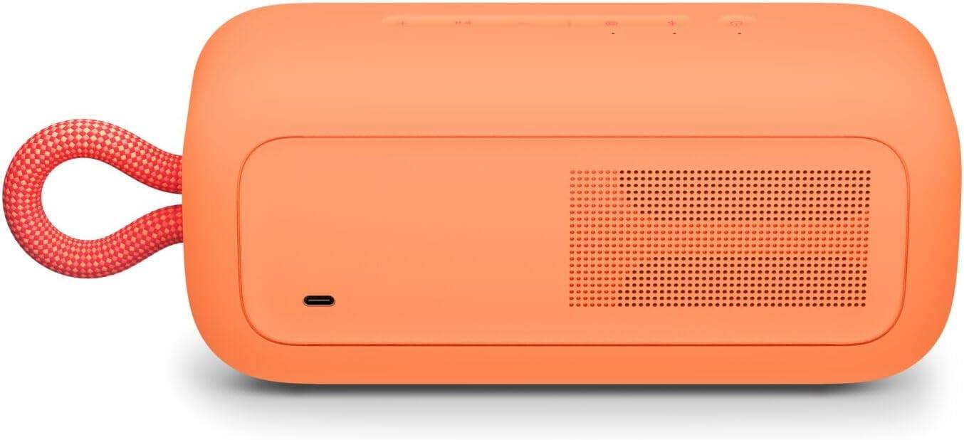 Back. Bose - Bose SoundLink Plus Portable Bluetooth Speaker Bundle with Fast Charger, Wireless (Sunset Peach) - Sunset Peach.