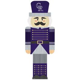Fan Creations - Colorado Rockies 31'' Nutcracker Leaner - Multicolor
